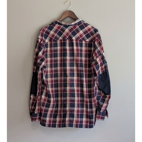 Wrangler Size Large ATG  Shirt Mens Red Plaid Top All Terrain Gear Regular LS - Picture 5 of 5